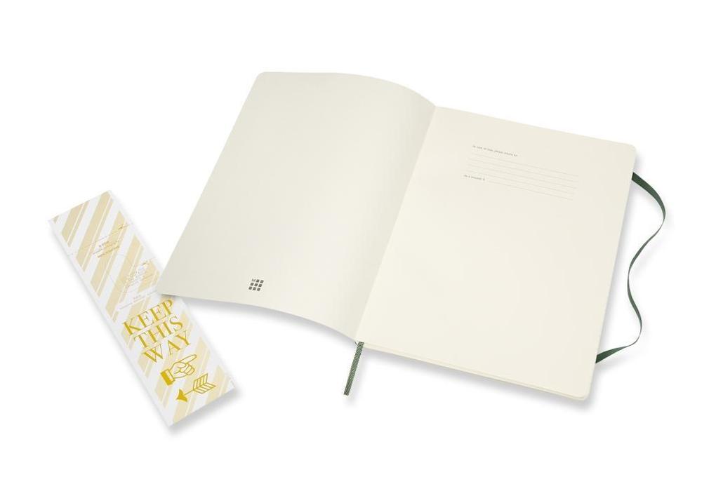 Weitere Ansicht: Moleskine Notizbuch XL, Liniert, Myrtengrün