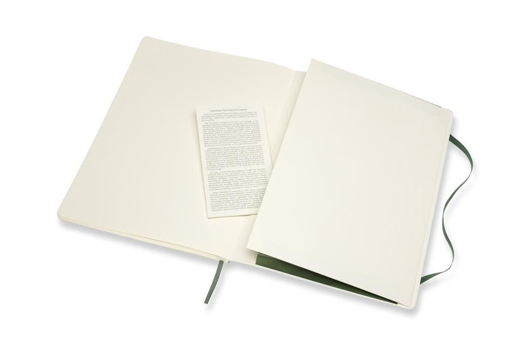 Weitere Ansicht: Moleskine Notizbuch XL, Liniert, Myrtengrün