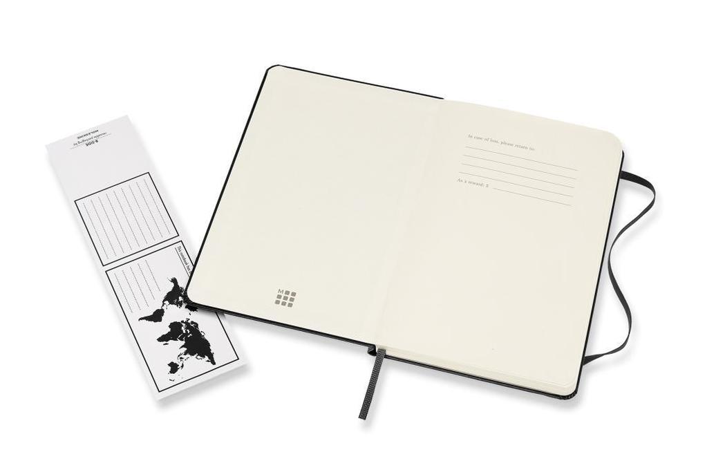Weitere Ansicht: Moleskine Notizbuch Medium, Blanko, Schwarz
