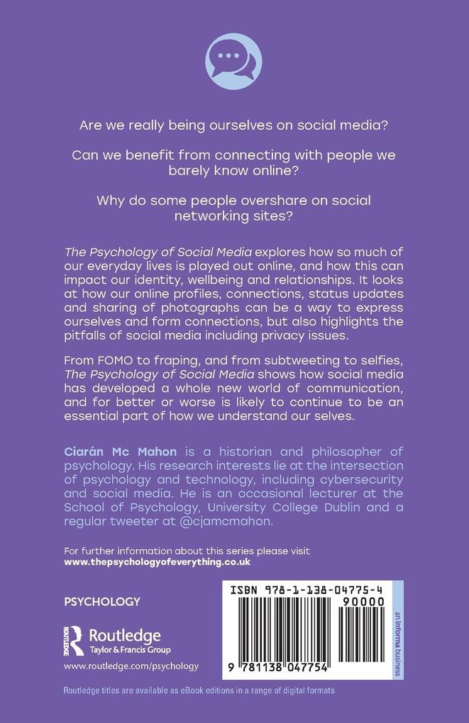 Weitere Ansicht: The Psychology of Social Media | Ciarán Mc Mahon