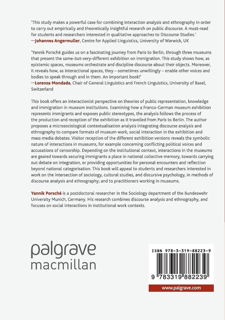 Weitere Ansicht: Public Representations of Immigrants in Museums | Yannik Porsché