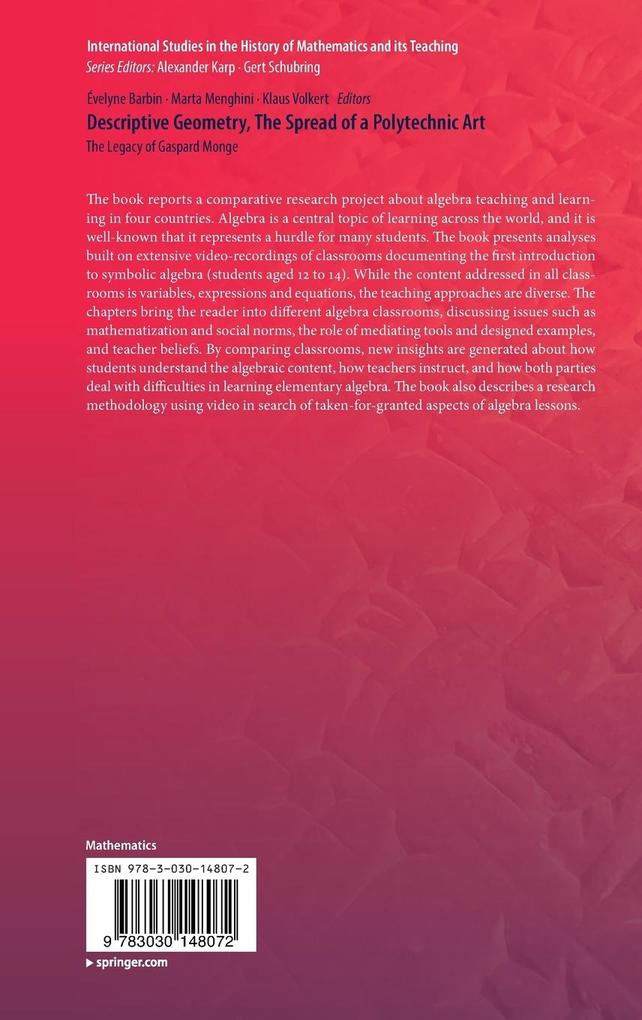 Weitere Ansicht: Descriptive Geometry, The Spread of a Polytechnic Art