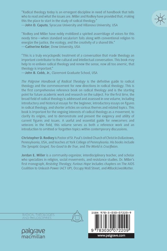 Weitere Ansicht: The Palgrave Handbook of Radical Theology