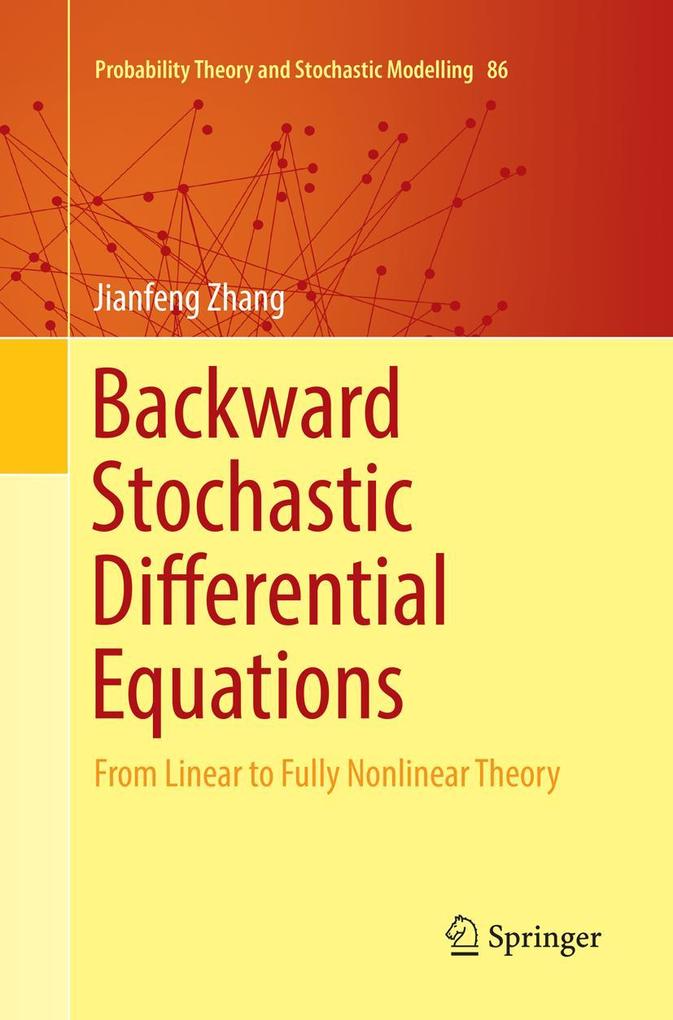 Produktbild: Backward Stochastic Differential Equations | Jianfeng Zhang