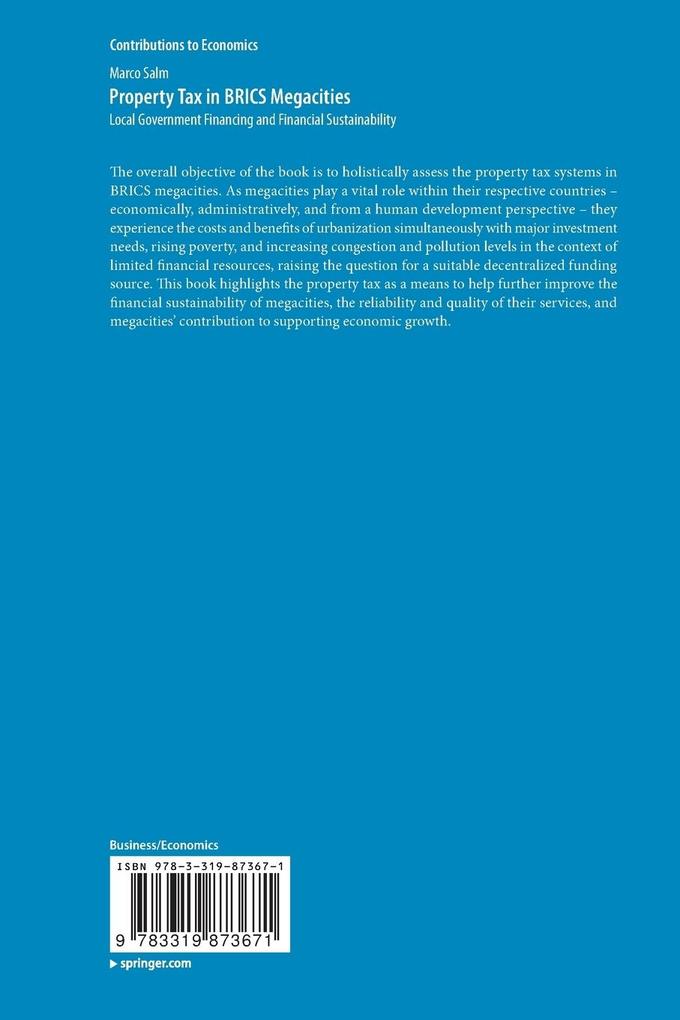 Weitere Ansicht: Property Tax in BRICS Megacities | Marco Salm