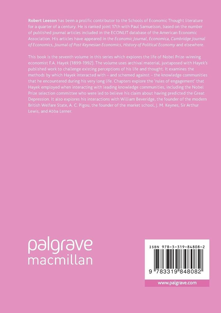 Weitere Ansicht: Hayek: A Collaborative Biography | Robert Leeson