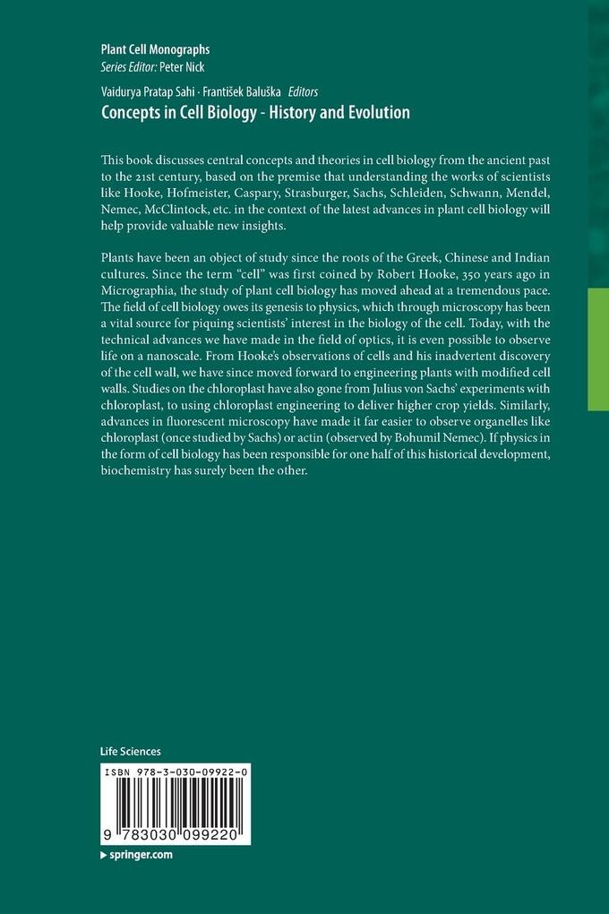 Weitere Ansicht: Concepts in Cell Biology - History and Evolution