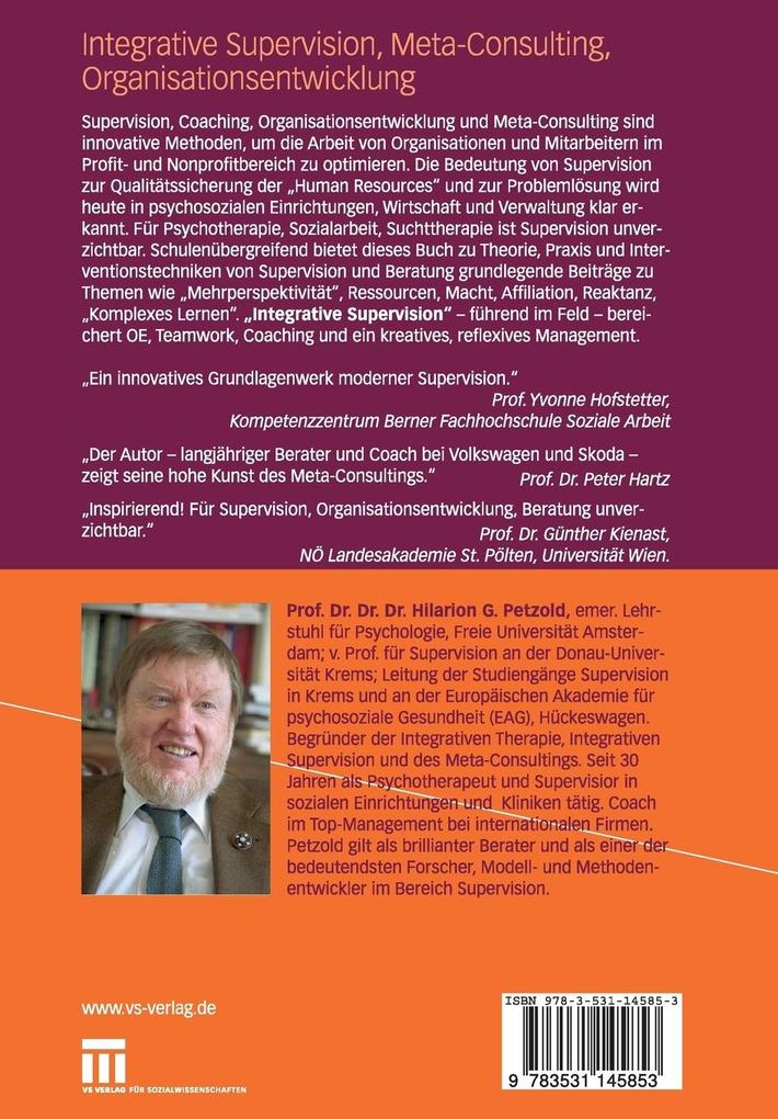 Weitere Ansicht: Integrative Supervision, Meta-Consulting, Organisationsentwicklung | Hilarion Petzold