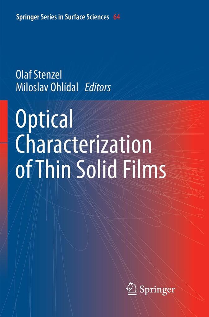 Produktbild: Optical Characterization of Thin Solid Films