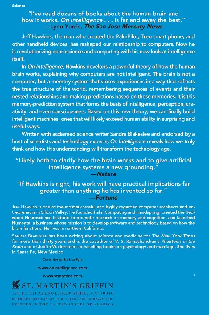 Weitere Ansicht: On Intelligence | Jeff Hawkins