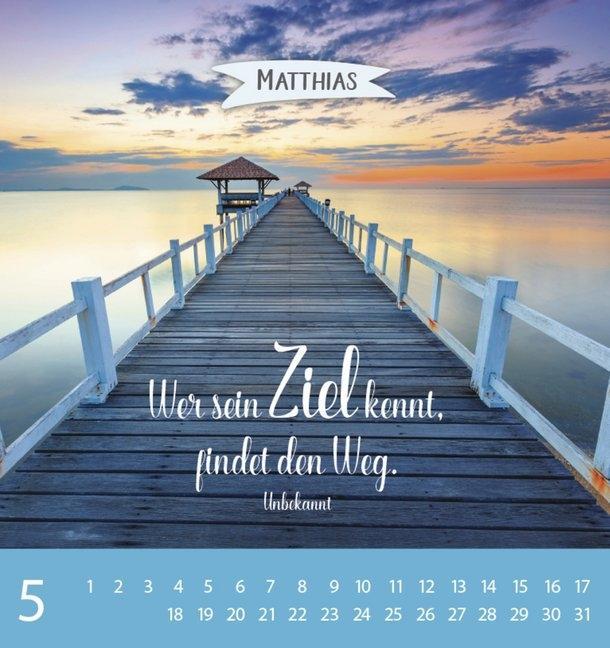 Weitere Ansicht: Namenskalender Matthias