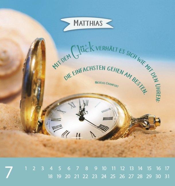 Weitere Ansicht: Namenskalender Matthias