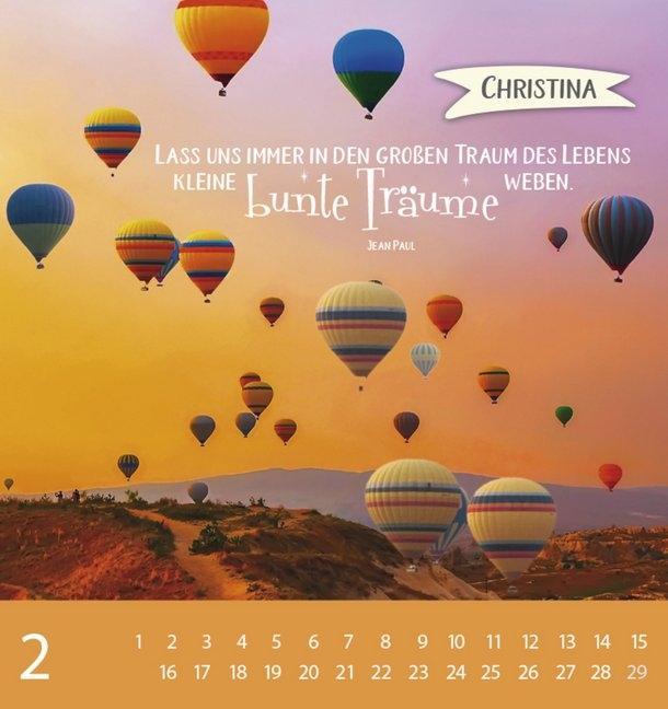 Weitere Ansicht: Namenskalender Christina
