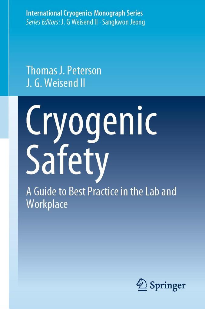 Produktbild: Cryogenic Safety | Thomas J. Peterson, J. G. Weisend II