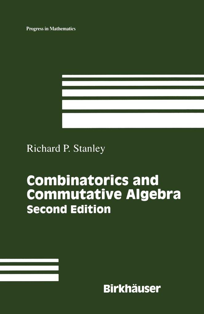 Produktbild: Combinatorics and Commutative Algebra | Richard P. Stanley
