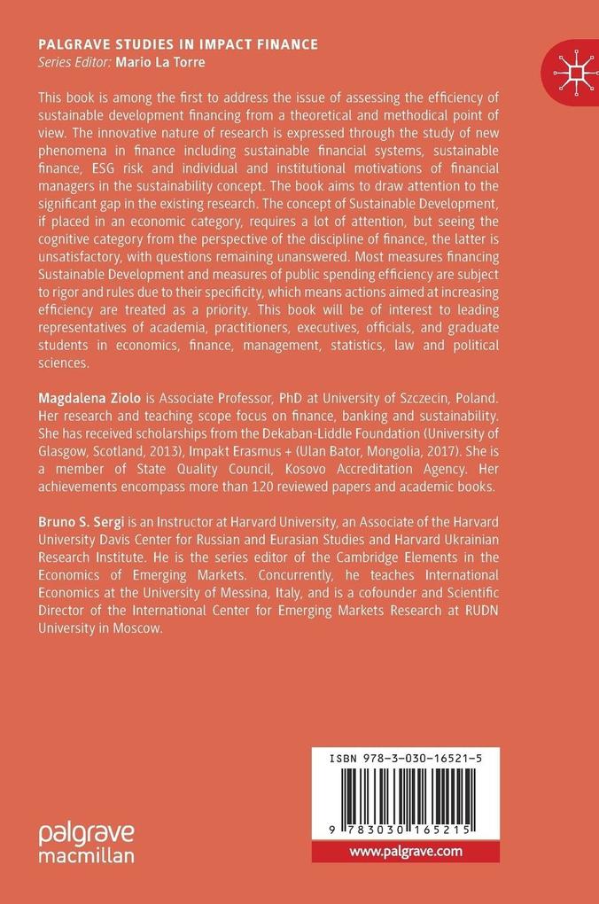 Weitere Ansicht: Financing Sustainable Development