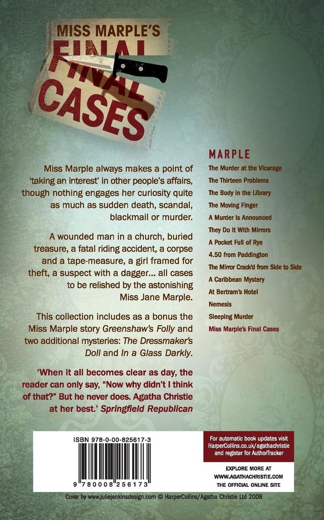 Weitere Ansicht: Miss Marple's Final Cases | Agatha Christie