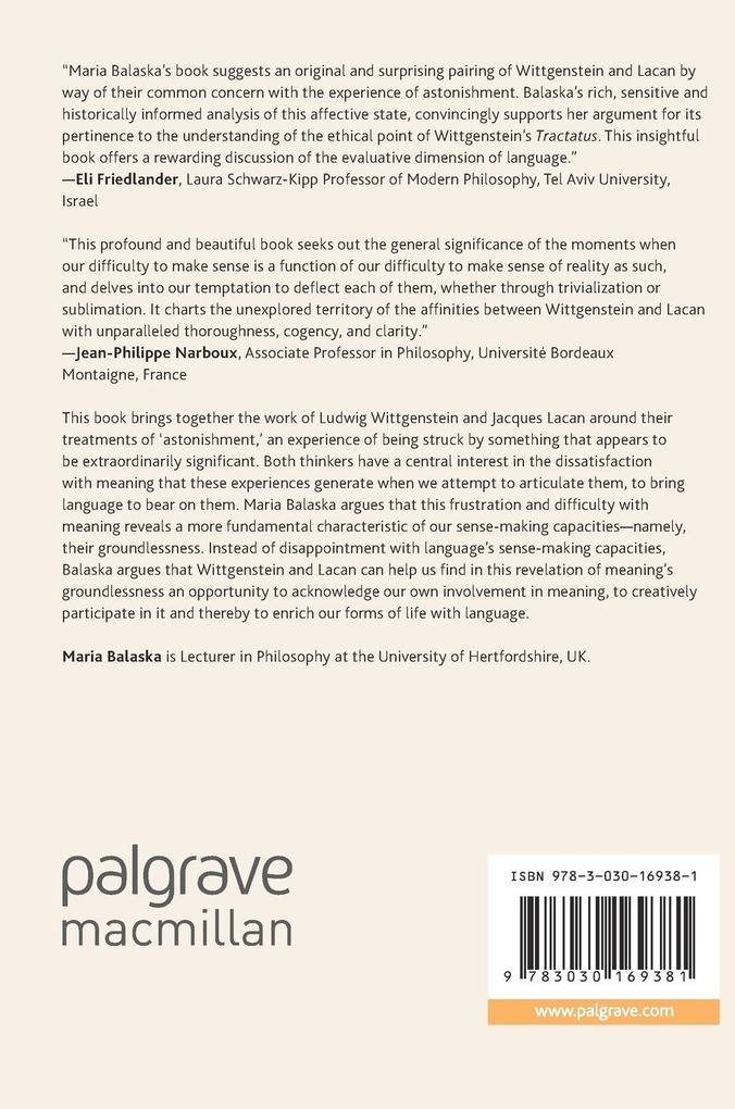 Weitere Ansicht: Wittgenstein and Lacan at the Limit | Maria Balaska