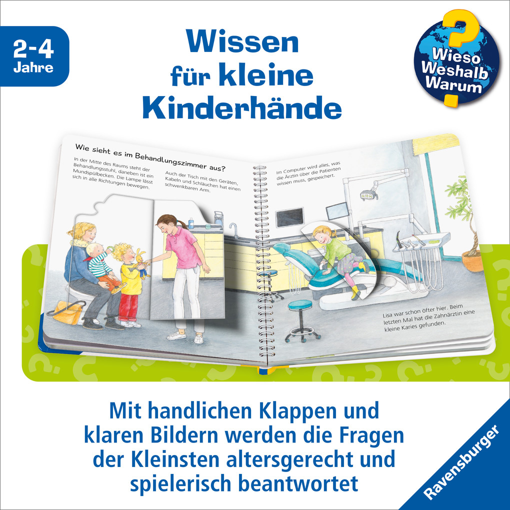 Weitere Ansicht: Wieso? Weshalb? Warum? junior, Band 64: Komm mit zum Zahnarzt | Doris Rübel