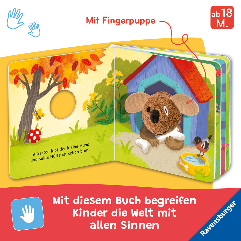 Weitere Ansicht: Mein liebstes Fingerpuppenbuch: Hallo, kleiner Hund! | Bernd Penners