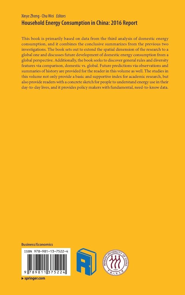 Weitere Ansicht: Household Energy Consumption in China: 2016 Report