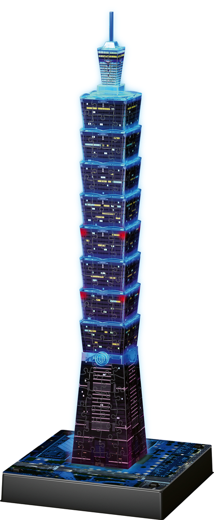 Weitere Ansicht: Taipei 101 bei Nacht 3D Puzzle 216 Teile