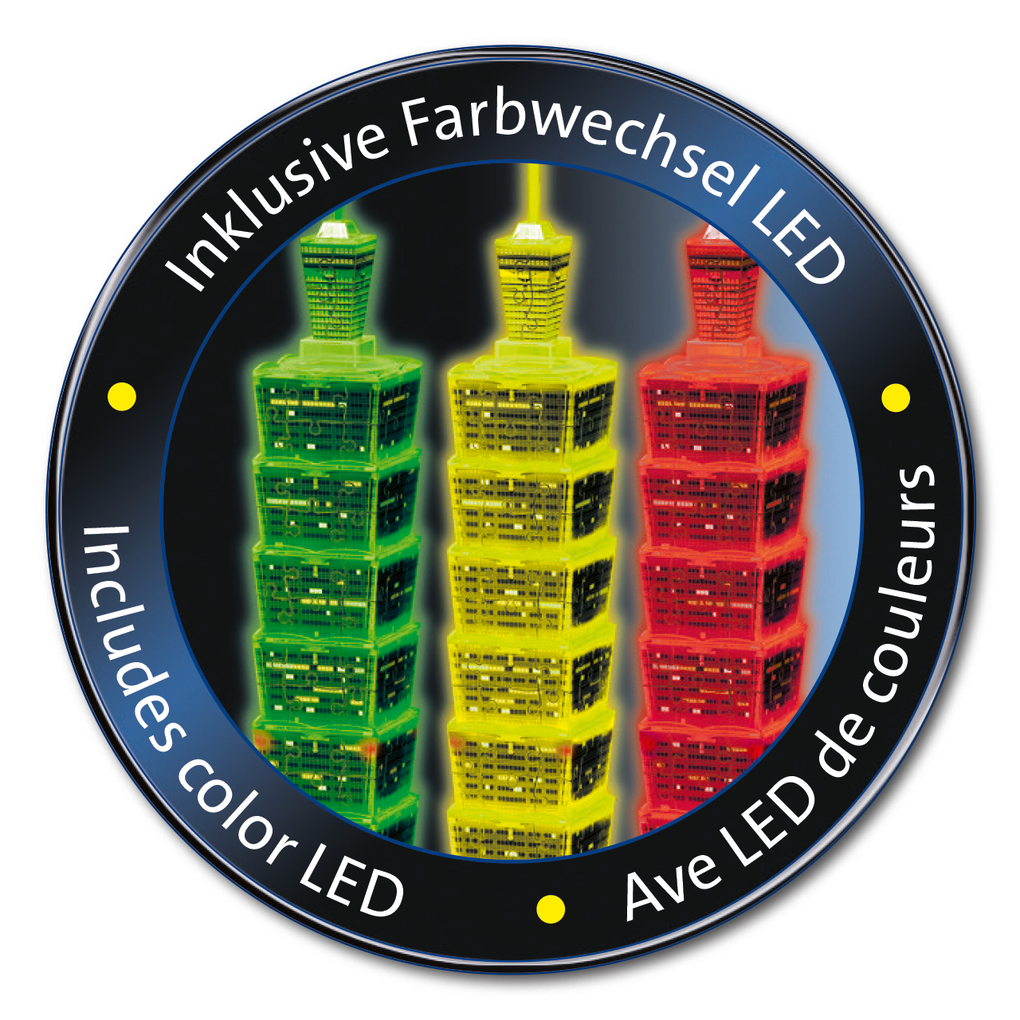 Weitere Ansicht: Taipei 101 bei Nacht 3D Puzzle 216 Teile