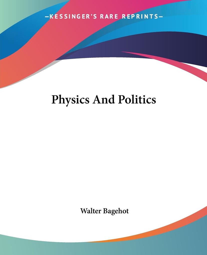Physics And Politics als Taschenbuch