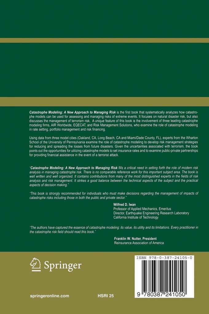 Weitere Ansicht: Catastrophe Modeling