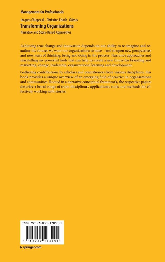 Weitere Ansicht: Transforming Organizations