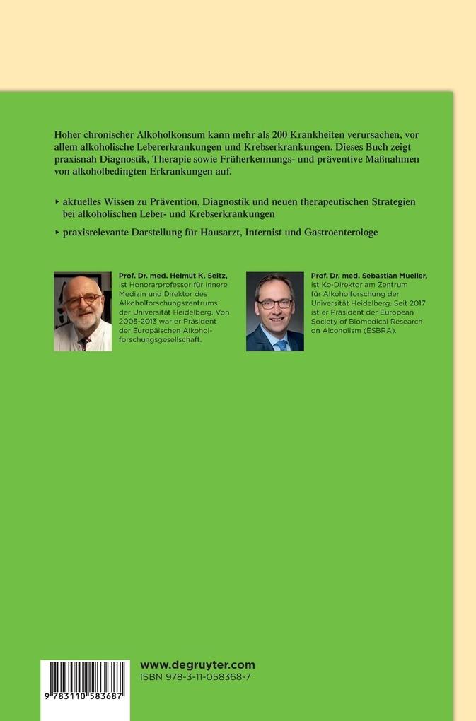 Weitere Ansicht: Alkoholische Leber- und Krebserkrankungen