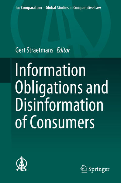 Produktbild: Information Obligations and Disinformation of Consumers