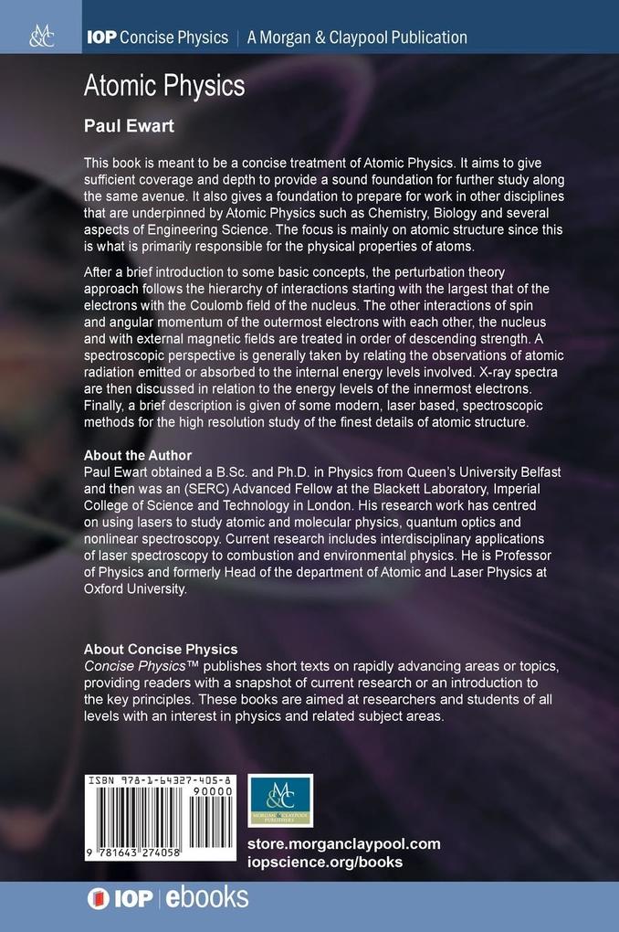 Weitere Ansicht: Atomic Physics | Paul Ewart