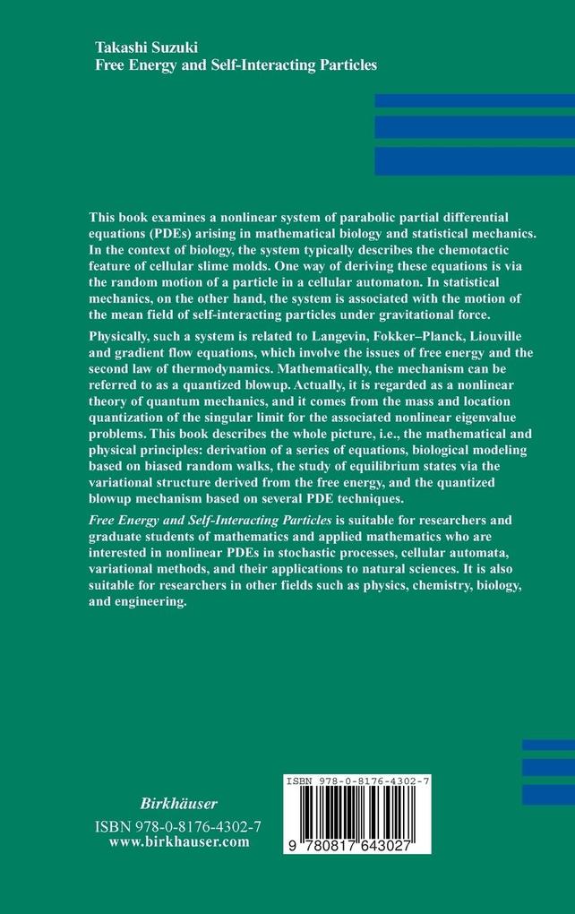 Weitere Ansicht: Free Energy and Self-Interacting Particles | Takashi Suzuki