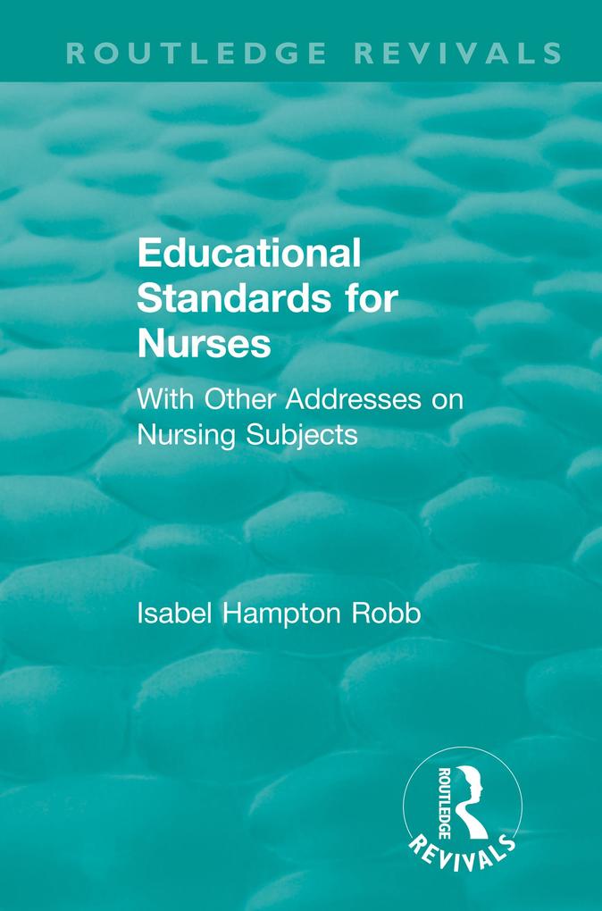 Educational Standards for Nurses als eBook epub