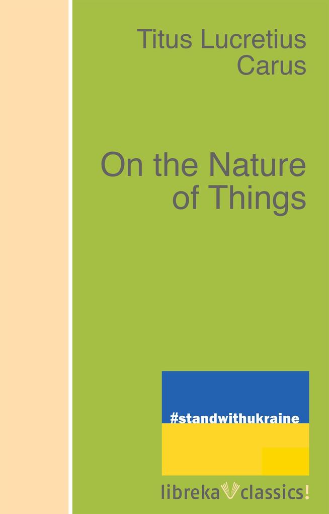 On the Nature of Things als eBook epub