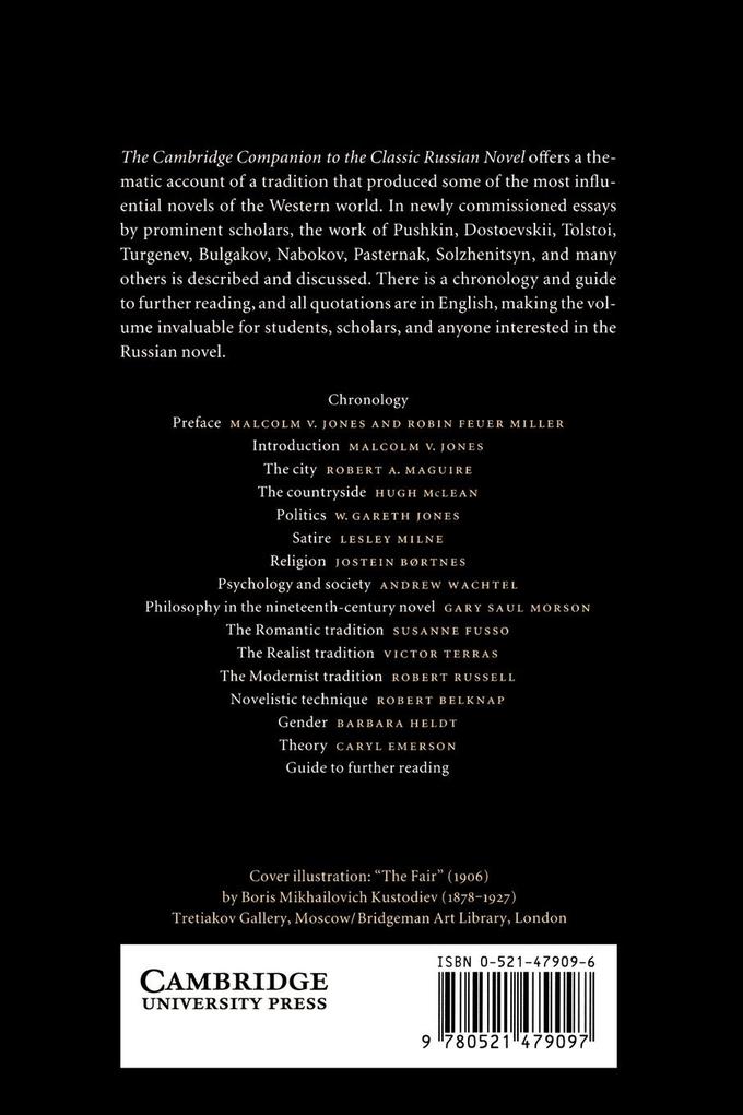 Weitere Ansicht: The Cambridge Companion to the Classic Russian Novel