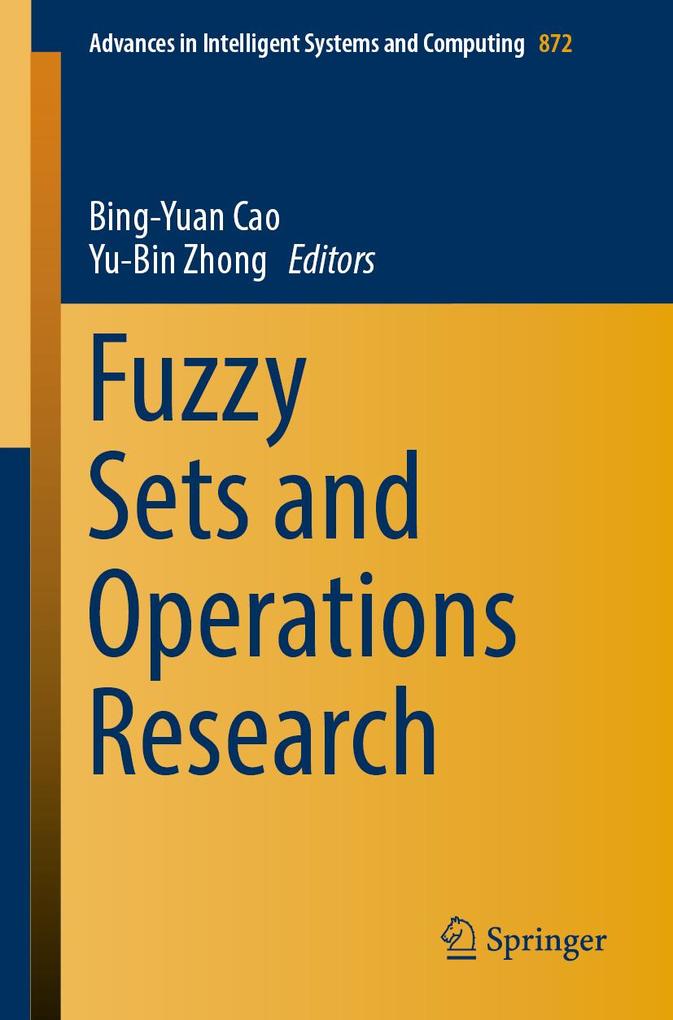 Produktbild: Fuzzy Sets and Operations Research