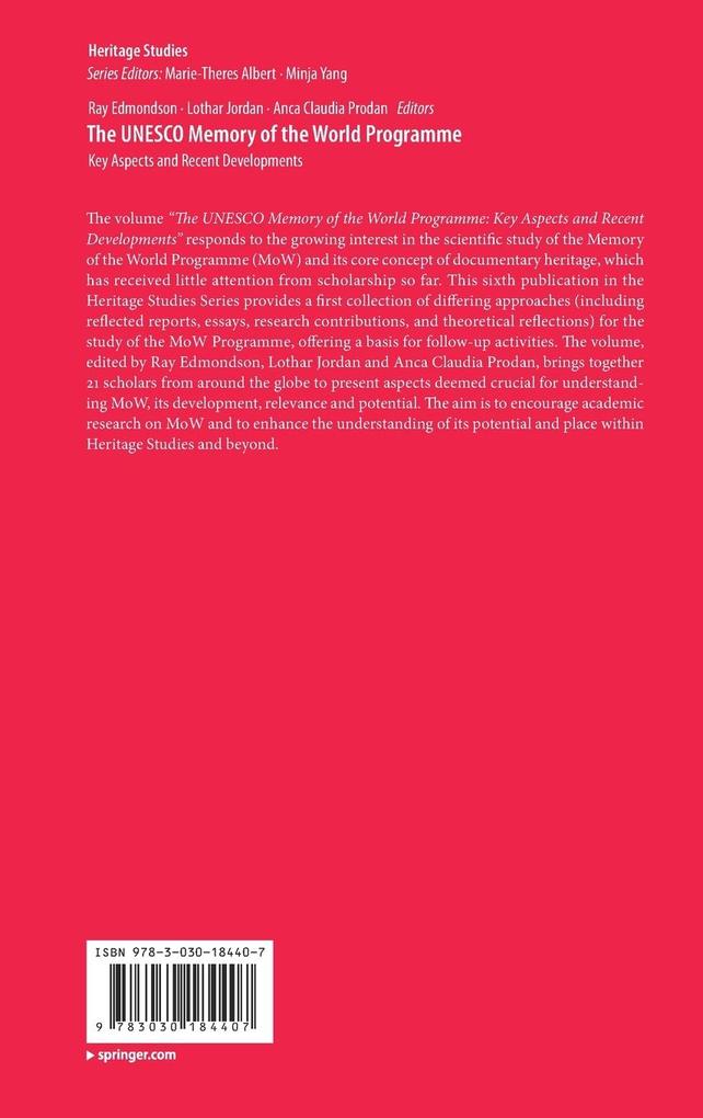 Weitere Ansicht: The UNESCO Memory of the World Programme