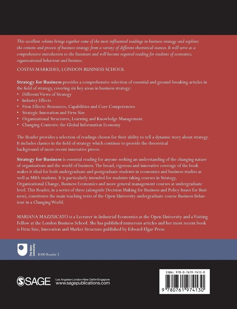 Weitere Ansicht: Strategy for Business