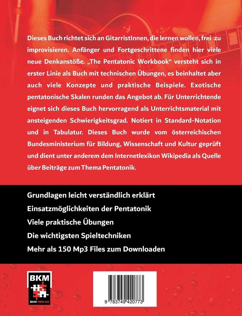 Weitere Ansicht: Perfect Guitar - The Pentatonic Workbook | Bernd Kofler