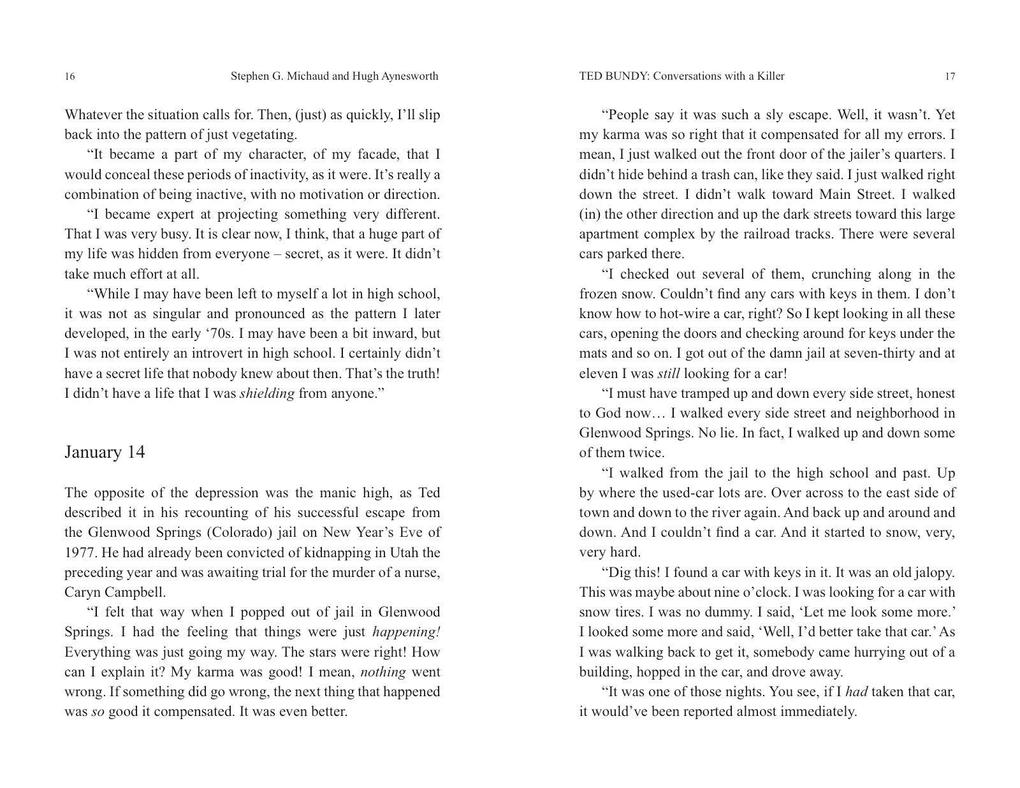 Weitere Ansicht: Ted Bundy: Conversations with a Killer | Stephen G Michaud, Hugh Aynesworth