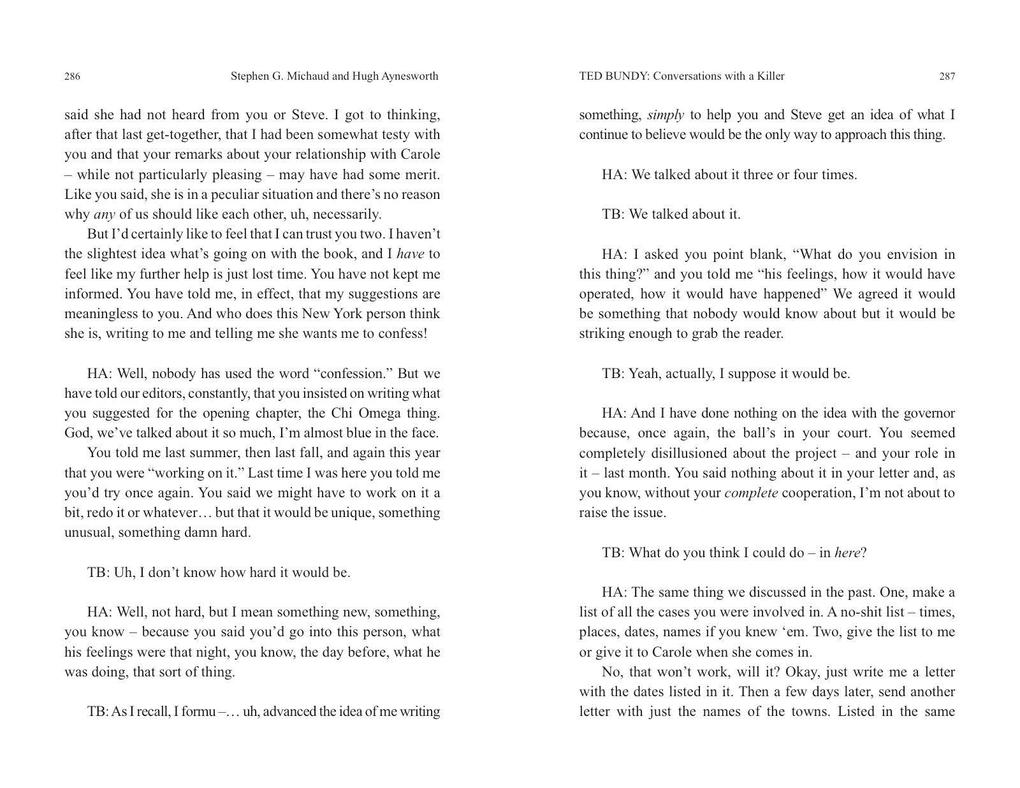 Weitere Ansicht: Ted Bundy: Conversations with a Killer | Stephen G Michaud, Hugh Aynesworth