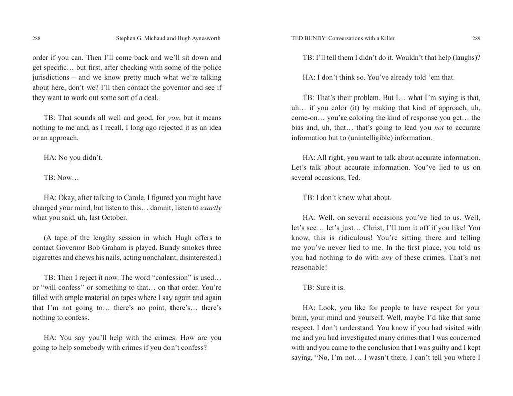 Weitere Ansicht: Ted Bundy: Conversations with a Killer | Stephen G Michaud, Hugh Aynesworth