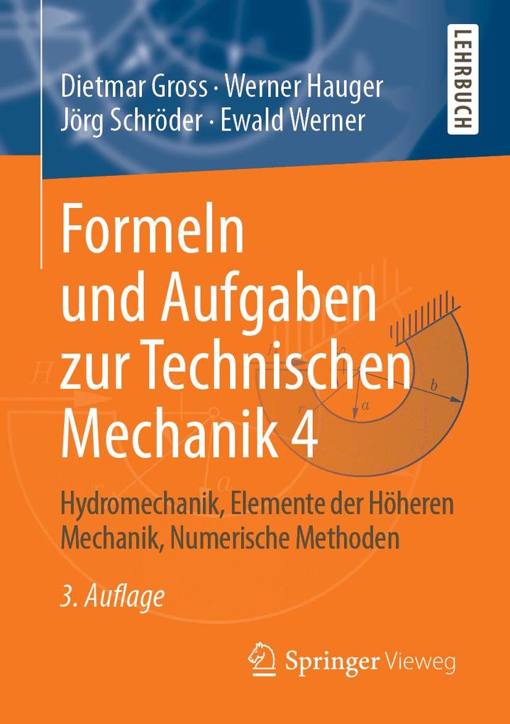 Produktbild: Formeln und Aufgaben zur Technischen Mechanik 4 | Dietmar Gross, Werner Hauger, Jörg Schröder, Ewald Werner