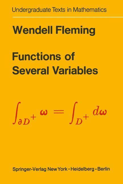 Weitere Ansicht: Functions of Several Variables | Wendell Fleming