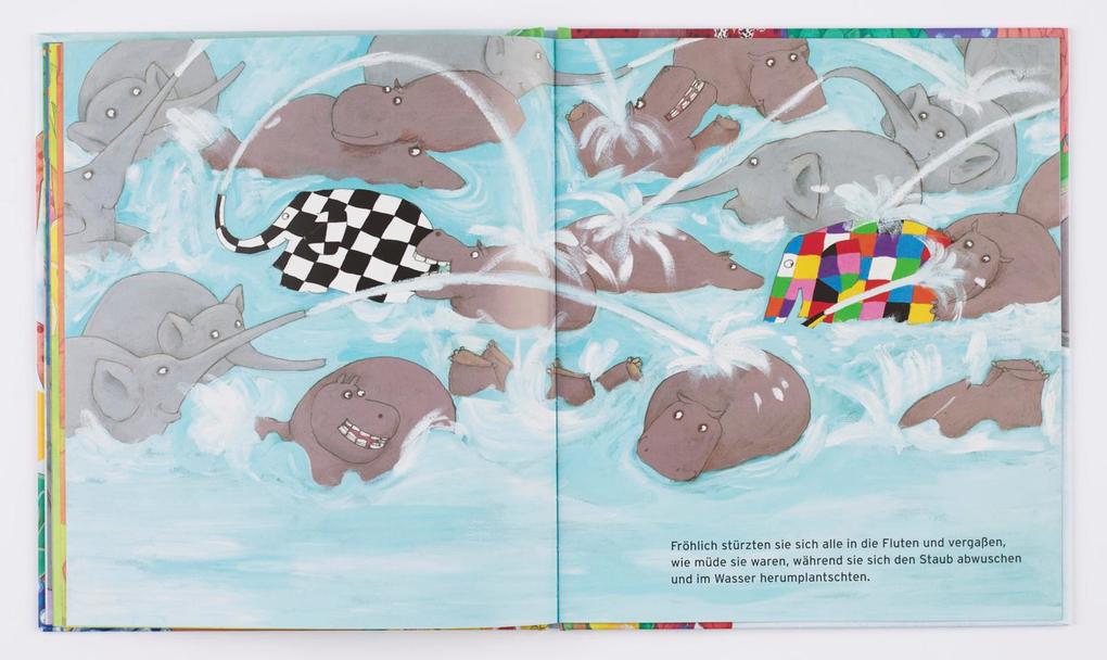 Weitere Ansicht: Elmar: Elmar und die Nilpferde | David McKee