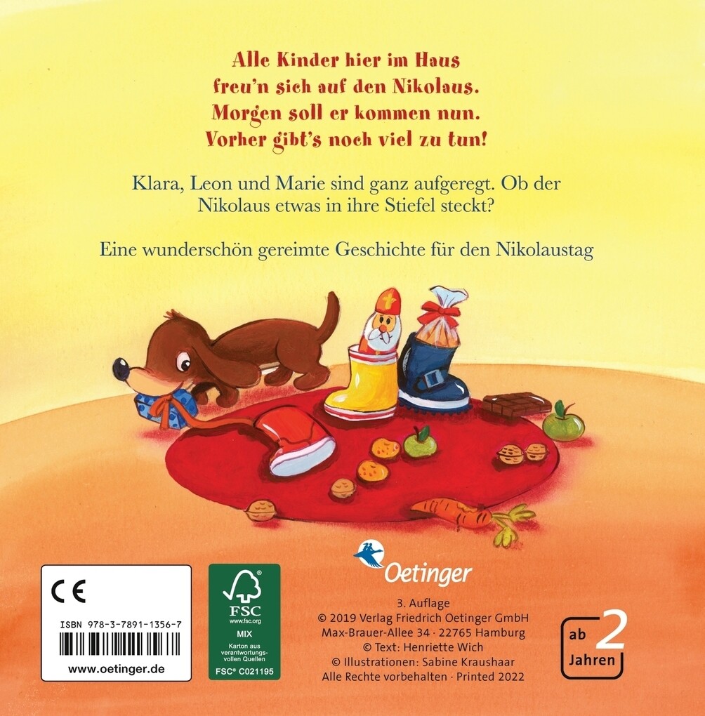 Weitere Ansicht: Morgen kommt der Nikolaus | Henriette Wich