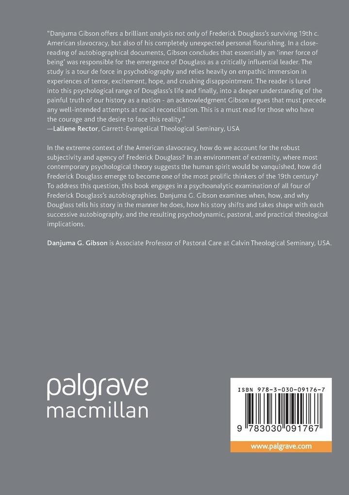 Weitere Ansicht: Frederick Douglass, a Psychobiography | Danjuma G. Gibson