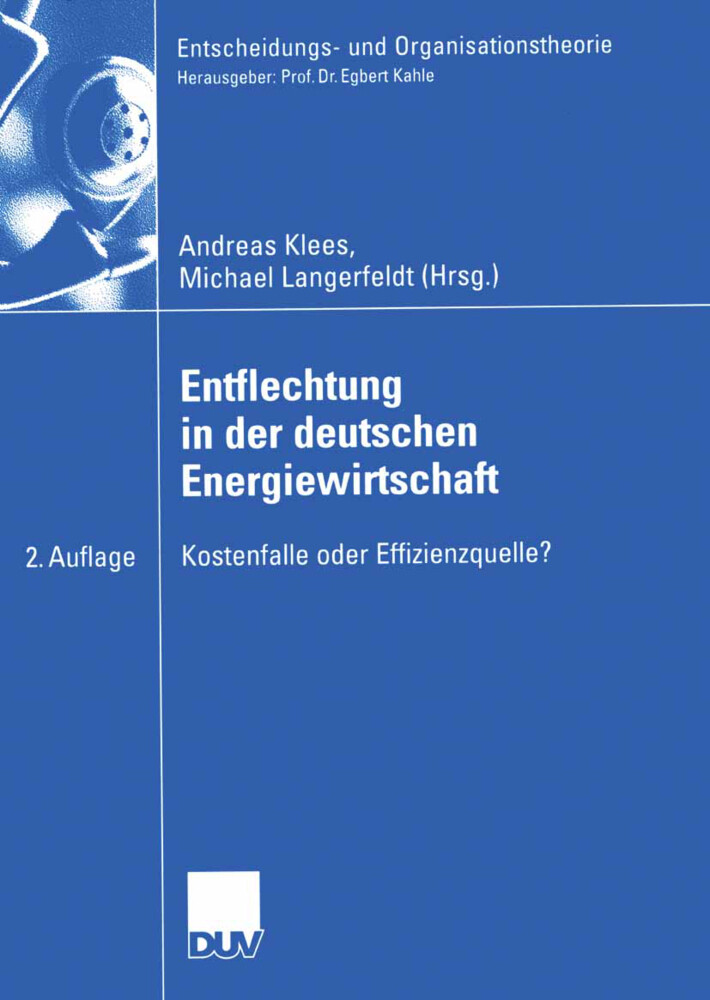 Entflechtung in der deutschen Energiewirtschaft als Buch (kartoniert)
